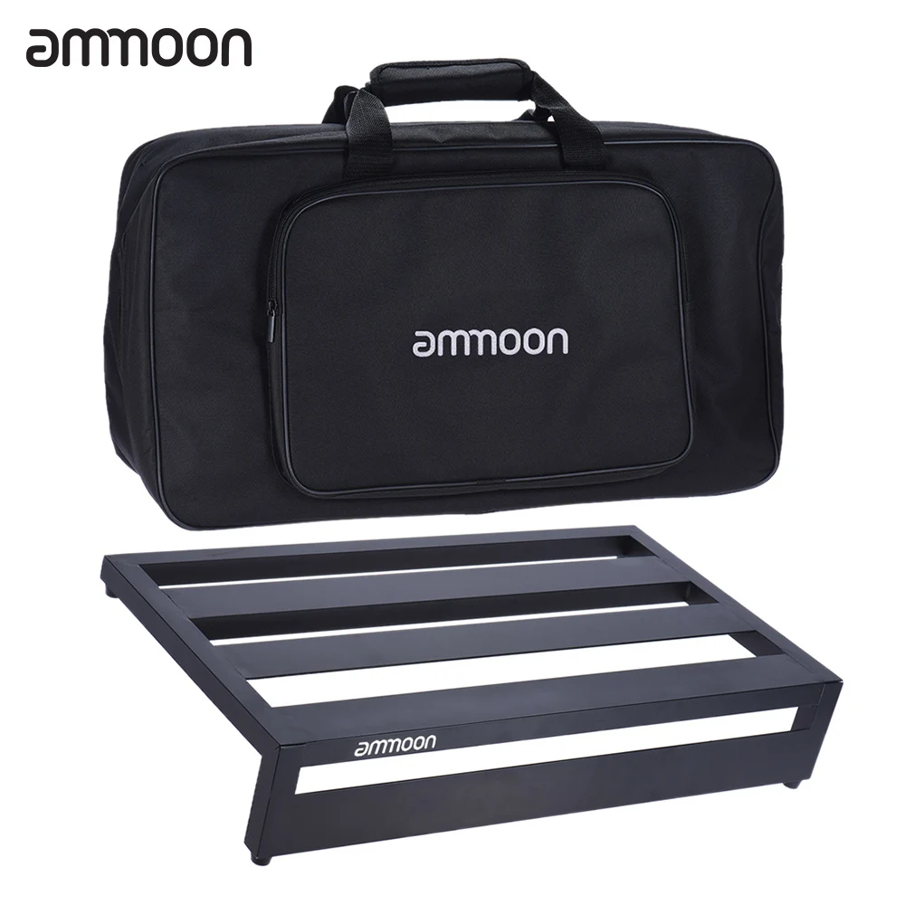 Портативная педаль для гитары ammoon с сумкой переноски из алюминиевого сплава
