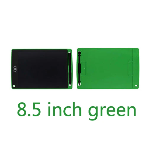 8.5 inch green Игрушки для рисования 4,4/8,5/9,5/12 дюймов ЖК-доска для письма и письма, ультра-тонкие планшеты, портативные, для детей, умные, для раннего образования - Цвет: 8.5 inch green