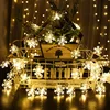 Flocon de neige lumière LED décorations de noël pour la maison suspendus guirlande arbre de noël décor ornement 2022 Navidad noël cadeau nouvel an ► Photo 2/6