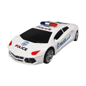 

Children's 360 Degree Toy Police Car Electric Toy Car Music Light Kid's Gift Police Car Modle Car Toy