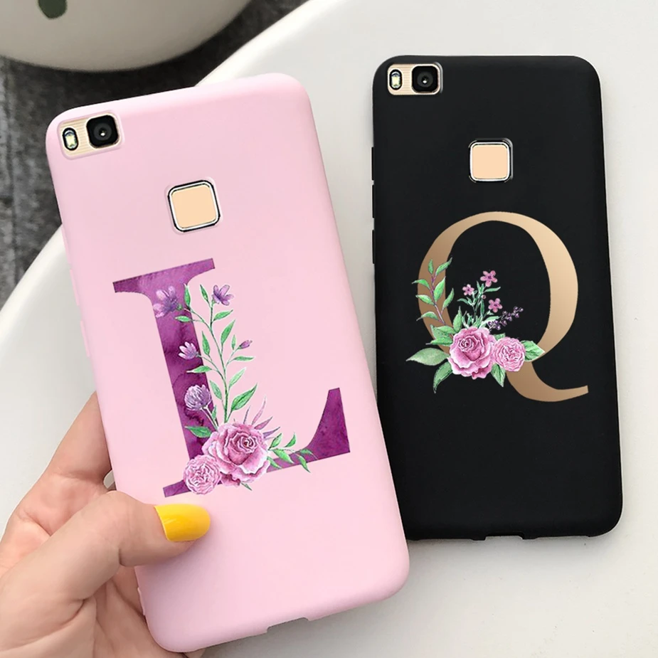 Funda de lujo con letras Huawei P9 Lite, de silicona suave de 5,2 parachoques|Fundas antigolpes teléfono| - AliExpress