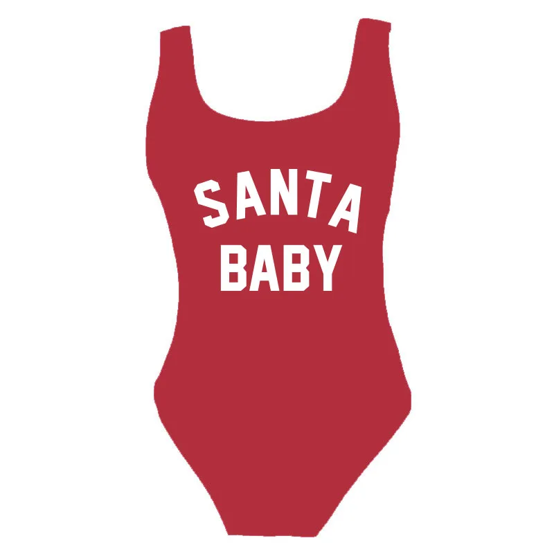 santa baby bathing suit