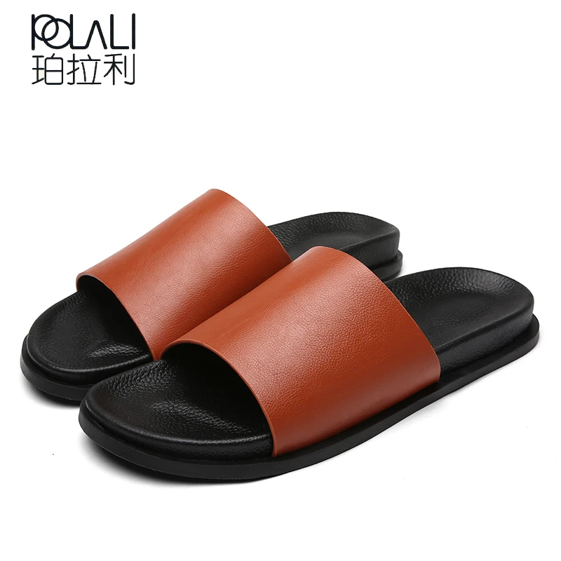 2018 home slippers Antiskid breathable section Four seasons anytime could be household shoes