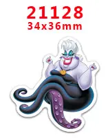 21128 30 шт мультфильм персонаж плоское украшение из смолы PR 20716 - Цвет: 21128