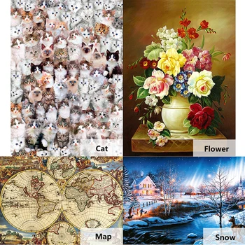 

1000pcs Jigsaw Puzzle DIY Paper Jigsaw Educational Brain Teaser Toys room Decoration