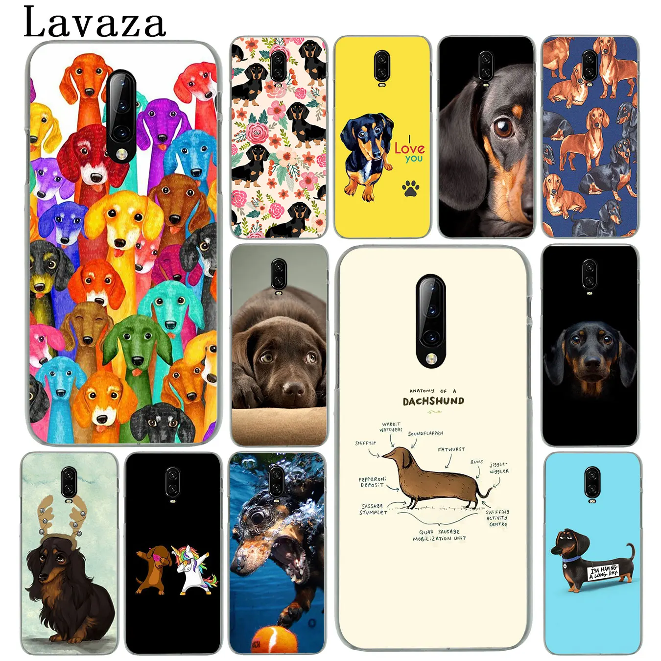 Твердый пластиковый чехол для телефона с таксой Oneplus 7T 7 Pro 6 6t 5 5T Cover One Plus