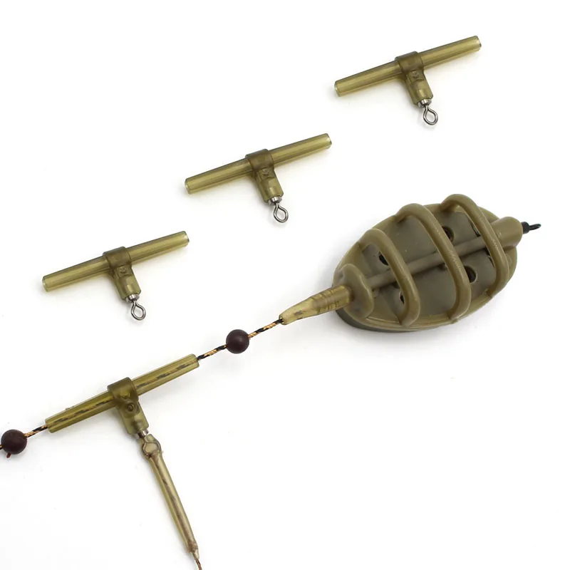 Method Feeder Connector Quick Change Bead with Swivel For Carp Helicopter Chod Rig Fishing Tackle Tools Accessories | Спорт и