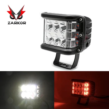 

Zarkor Mini 5.8cm dual color 3-side led work light bar motorcycle off-road vehicle spotlight inspection Combo light 4000lm 60W