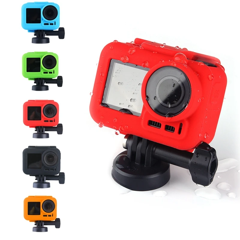 Силиконовый защитный чехол для камеры Dji Osmo Action Sport camera Защитный чехол рамка аксессуары