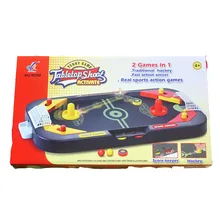 Parent-child game, table games, children's two-family toys, mini-table hockey and soccer 2-in-1 gift