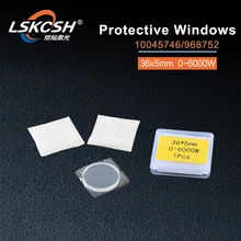 LSKCSH 20 шт./лот nukon/highyag bystronic волоконное лазерное нижнее стекло/Защитные окна 36*5 мм импортные кварцевые 10045746 0-6000 Вт