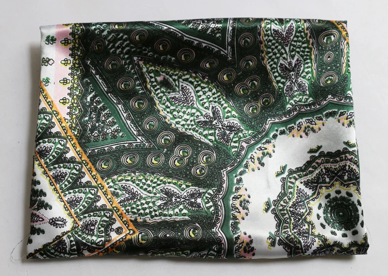 1 Meter x 1,48 Meter weicher Patchwork-Satin-Stoff für Schal- und Kleiderfutter, DIY-Material – Detail 20