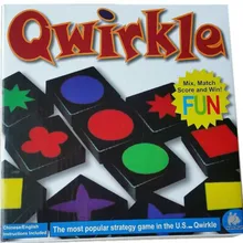 Новинка Развивающие игрушки Qwirkle деревянные шахматы родитель-ребенок интерактивные игры игрушки для детей и взрослых