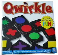 Новинка Развивающие игрушки Qwirkle деревянные шахматы родитель-ребенок интерактивные игры игрушки для детей и взрослых