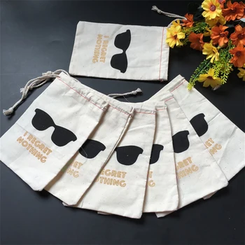 

10pcs Gift Bachelorette Party Bags Candy Jewelry Hangover Pouches Home I Regret Nothing Kit Wedding Supplies Sunglass Drawstring