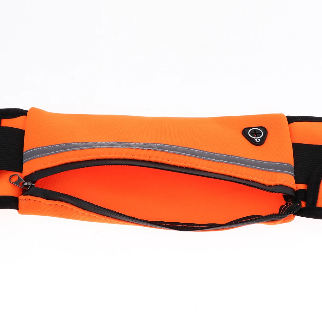 Reflect Running Belt Jogging Cycling Waist Pouch Bag W/ Water Bottle Holder Running Bags for Outdoor Sports
