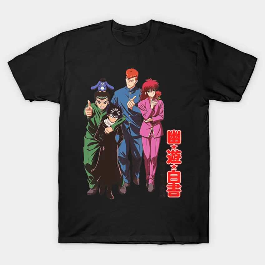 Yu Hakusho 25th anniversary футболка Yu Hakusho футболка kuwabara yusuke yyh hiei Манга Аниме urameshi kurama hxh Япония