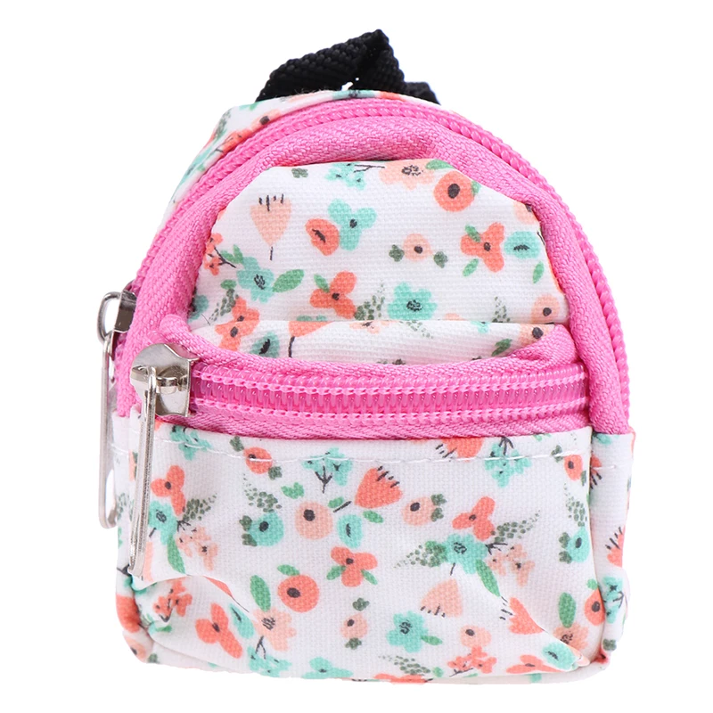 Mochila en miniatura con flores para niñas, accesorio escolar para juguetes  Barbies, 1 Uds.|Muñecas| - AliExpress