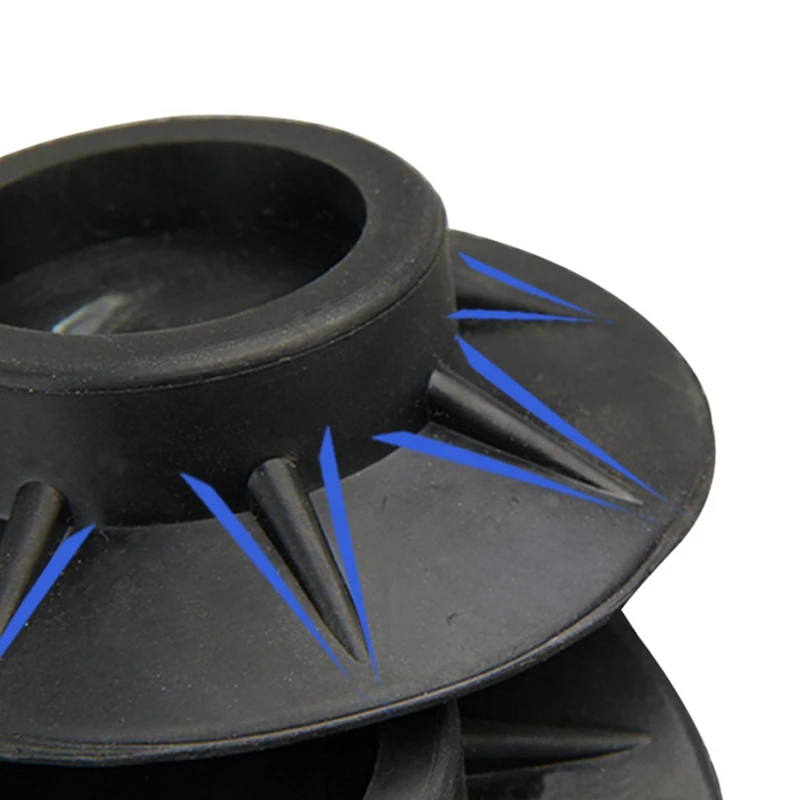 4 шт. напольный коврик эластичные черные протекторы для мебели антивибрационные резиновые накладки для ног стиральная машина Нескользящая Противоударная