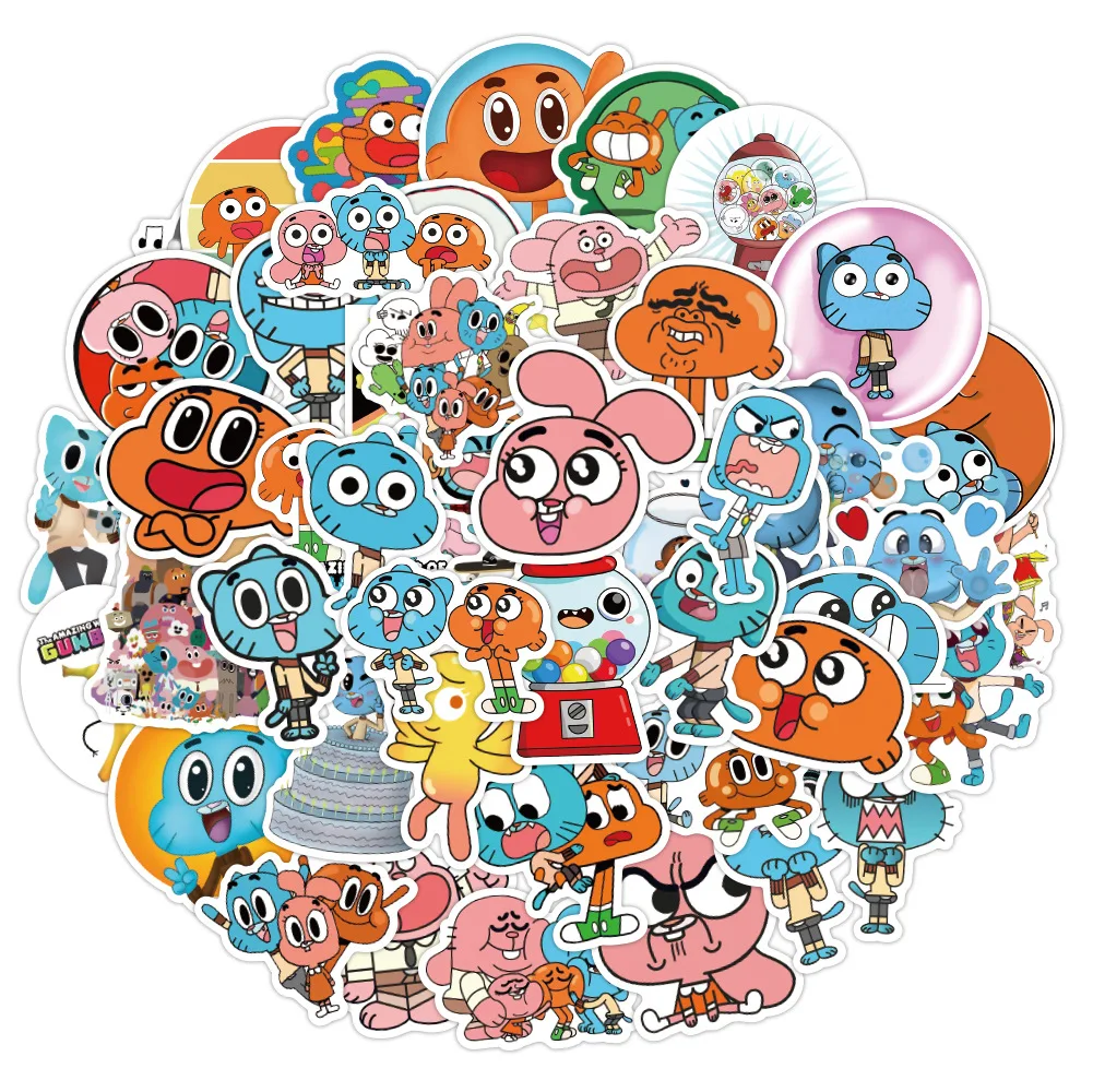 Cat Stickers 10/50pcs Classic Animation Cartoon Amazing Cat Sticker Decal for DIY Guitar Laptop Luggage Car Fridge