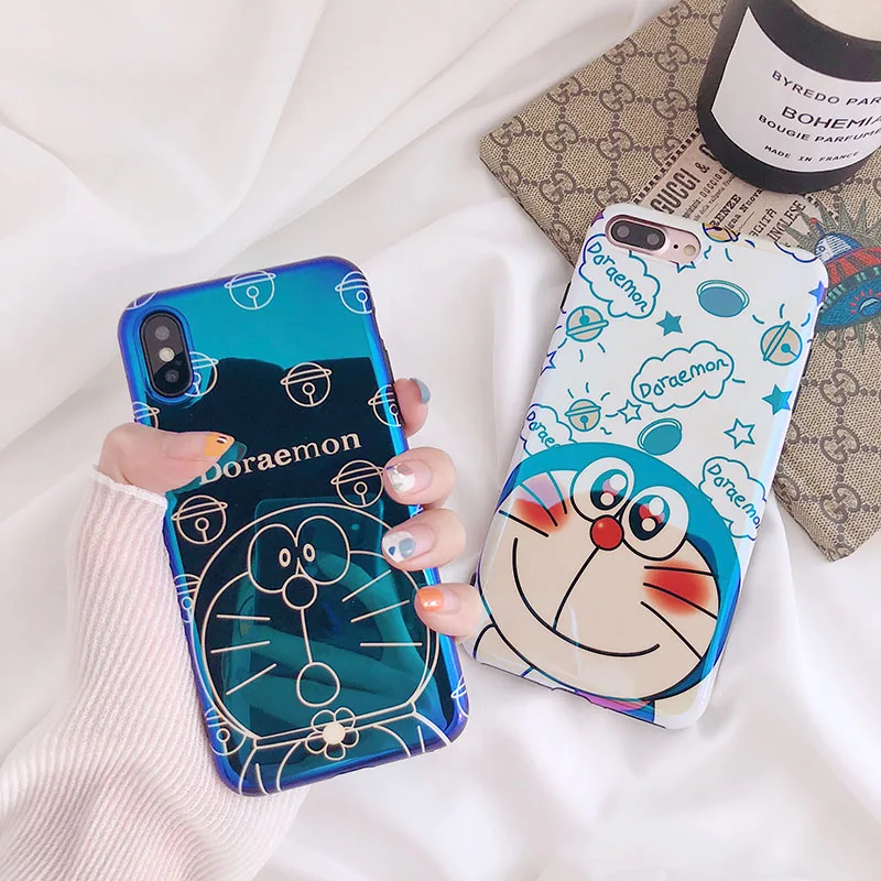 Cute Cartoon Jingle cat For iphone Xs MAX XR X case Glossy soft phone 6 6s 7 8 plus tpu Case |