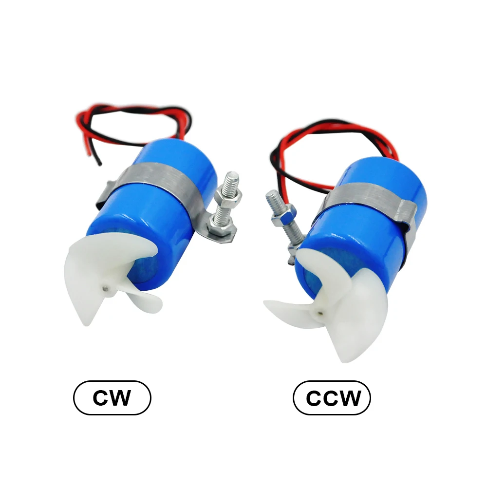 Micro Underwater Motor Thruster Kit For RC Boats & DIY Submarines - 7.4V 16800RPM With CW/CCW Propellers - View #12