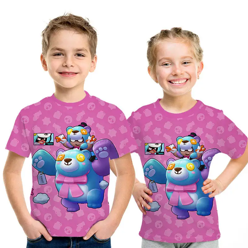 Новая футболка для детей 6, 7, 8, 9, 11, 12 лет, Забавные футболки с 3D принтом для мальчиков и девочек, костюм, детская одежда, детские футболки - Цвет: NT-288