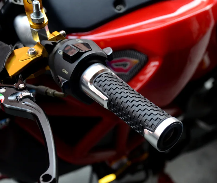 Powersports руль ручки универсальные подходят алюминиевый и мягкий резиновый Мотоцикл ATV UTV уличный велосипед Байк скутер Сцепление Набор