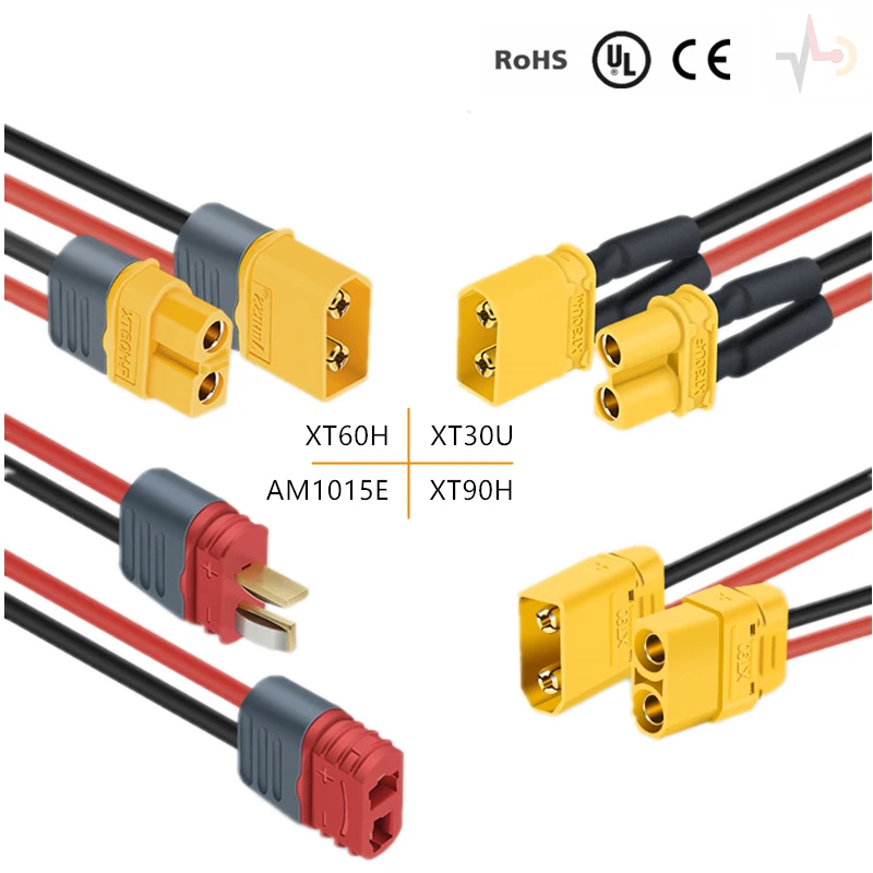 Разъем под кабель XT60H XT30U XT90H XT90S AM1015E AM1015 для дрона вертолета литий-ионного