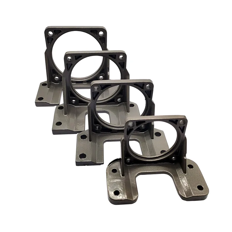 Motor Mounting Bracket 1pcs 60/70/80/90 step servo motor bracket / horizontal mounting motor base For NEMA