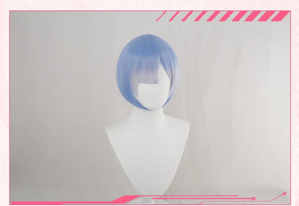AniHut Rem Wig Anime Re Zero Starting Life In Another World Heat Resistant Synthetic Blue Cosplay Hair -Zentai shop online H3b443676ad2c46f2a56952691e5a7a964.jpg