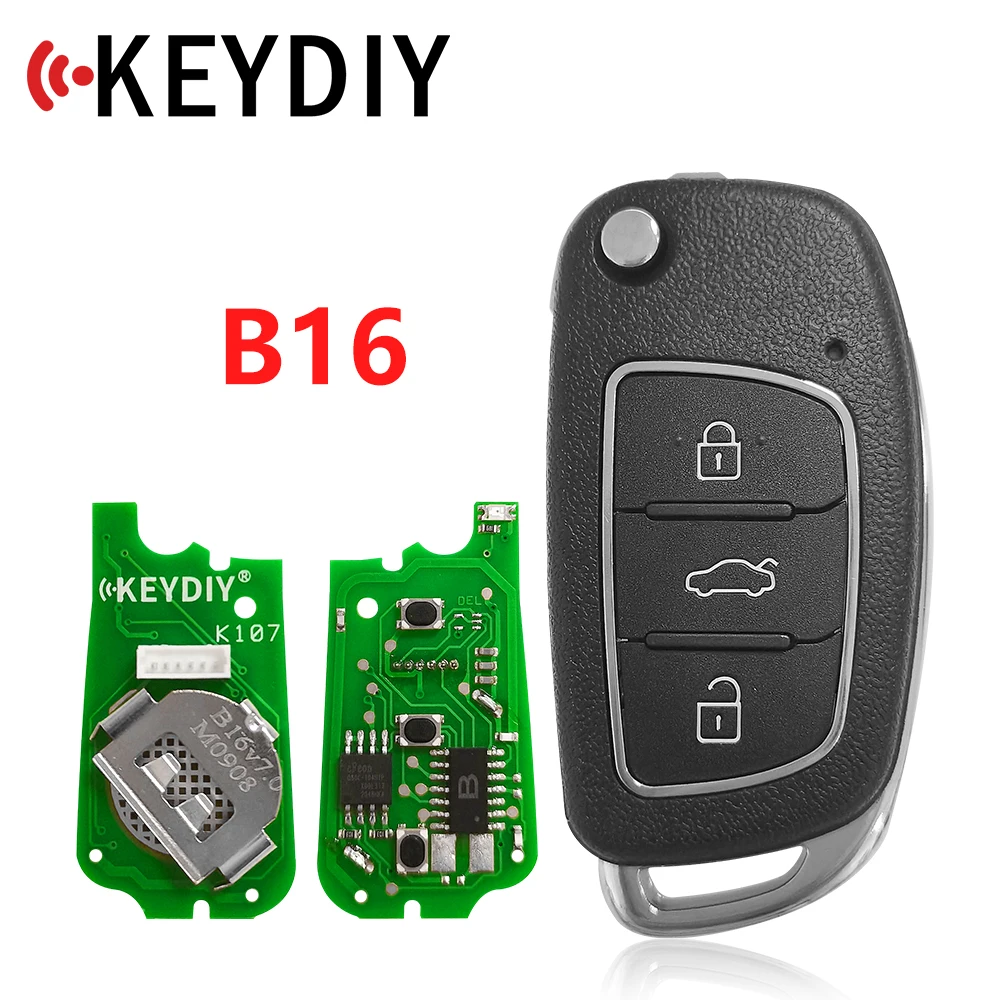 KEYDIY B Series B16 3 Button Universal KD Remote Key for KD900/KD200/URG200 Key Programmer