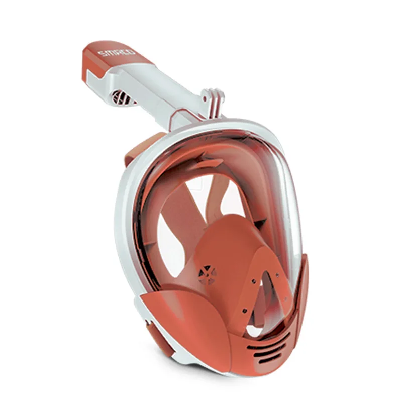 

SMACO 2018 New Style Snorkeling Mask Customizable Color with Camera Bracket Patented Product