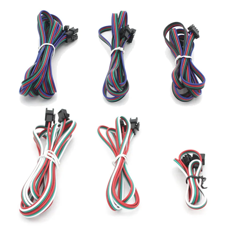 2/3/4/5Pin JST SM светодиодный штекер гнездовой Соединительный кабель RGB RGBWW для 5 В 12