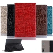 Чехол в крокодиловом стиле для samsung Galaxy Tab A 8,0 T350 T355 из искусственной кожи с подставкой, умный чехол для планшета Tab A 8,0 дюймов, SM-T350 чехол