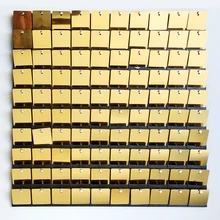Cor de ouro sequin painel casamento pano de fundo personalizado anunciando canta loja janela fundo glam shimmer sequin parede 3d adesivo