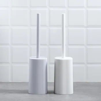

Simple With Base Toilet Brush Home Long Handle To Dead Corner Soft Bathroom Without Dead Corner Toilet Cleaning Brush Set
