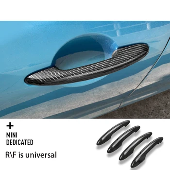 

For Mini Cooper F55 F56 F54 F60 R55 R56 R60 Countryman Clubman Carbon Fiber Door Handle Cover Protective Case Accessories JCW
