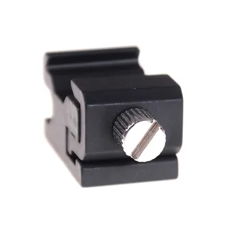 

One Piece Black Camera Flash Hot Shoe Mount Adapter Bracket Mount Adapter With 1/4 Female Thread/Screw Hole