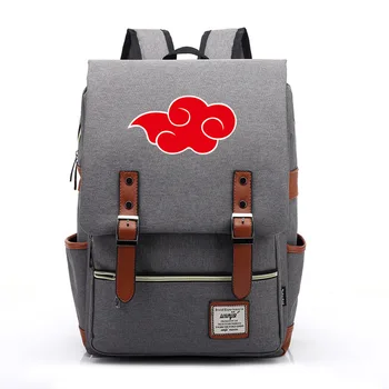 

Cartoon Naruto Vintage Laptop Backpack Women Canvas Bags Men Travel Leisure Backpacks Casual School Bags For Teenager Boys Girls