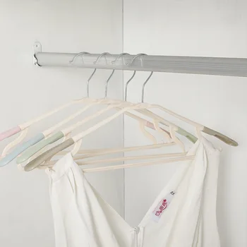 

5/10Pcs Anti-slip Clothes Hanger Invisible Adult Coat Clothes Drying Rack Wardrobe Hanger Windbreak Hooks Home Storage Organizer