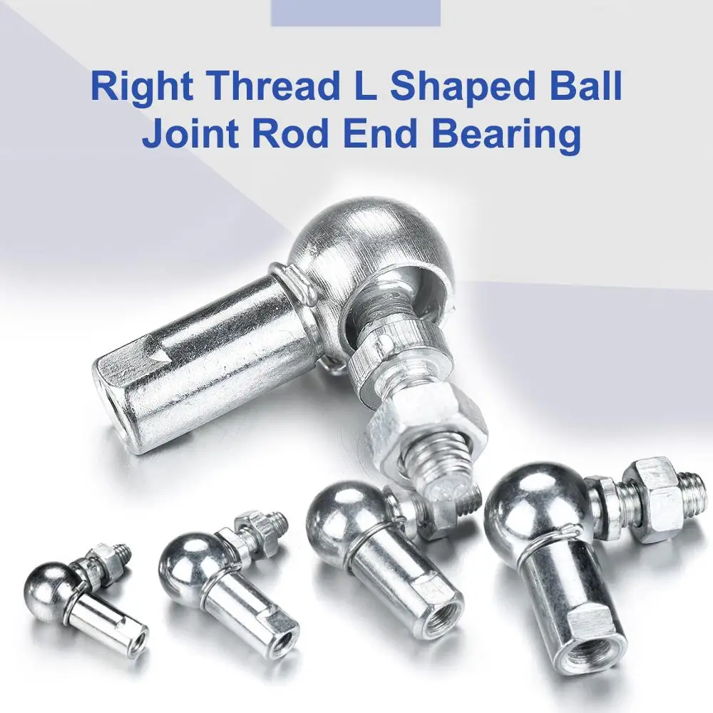 

1Pcs M5/M6/M8/M10 Right Hand Flexible Ball Head Joint Rod End Bearing CS8/CS10/CS13/CS16 For Auto Ball Head Connecting Rod
