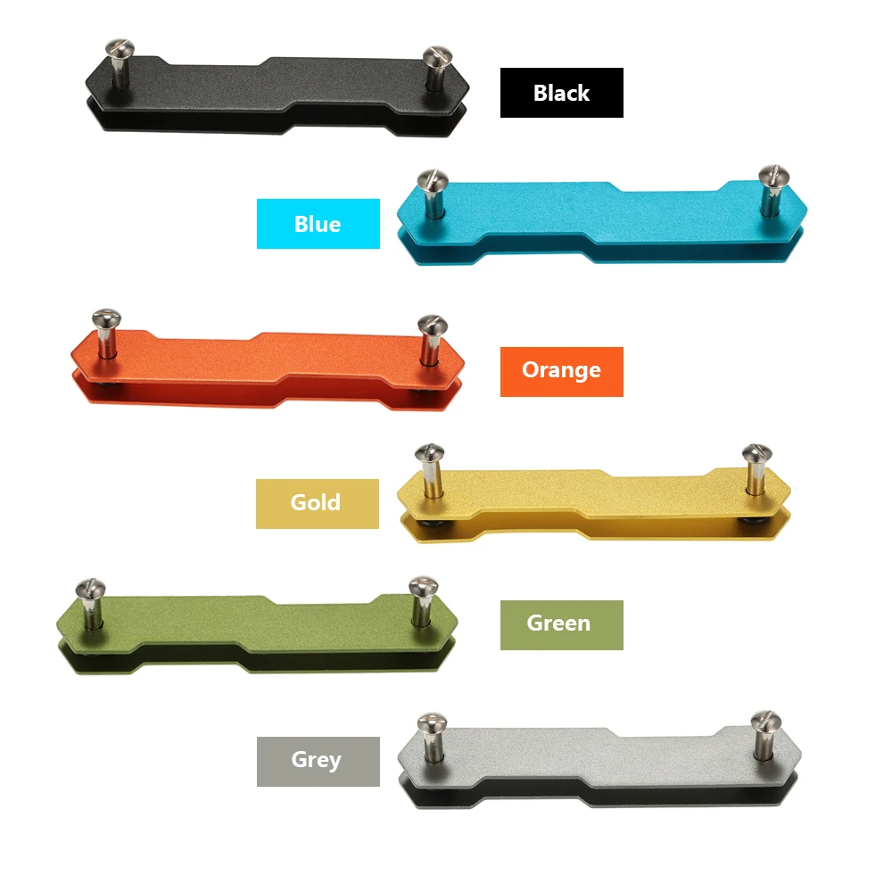 

New 6 Colors Key Holder Keybone Key Organizer Bar Folder Clips Case Pocket Key Wallets Outdoor Tool Travel Kit Aluminum alloy