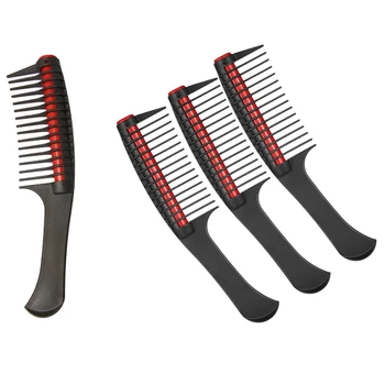 

1 Pcs 23.5 x 5.2Cm Anti-Hair Loss Roller Curling Brush Comb & 3 Pcs 23 X 5.5 Cm Hair Comb, Comb Roller