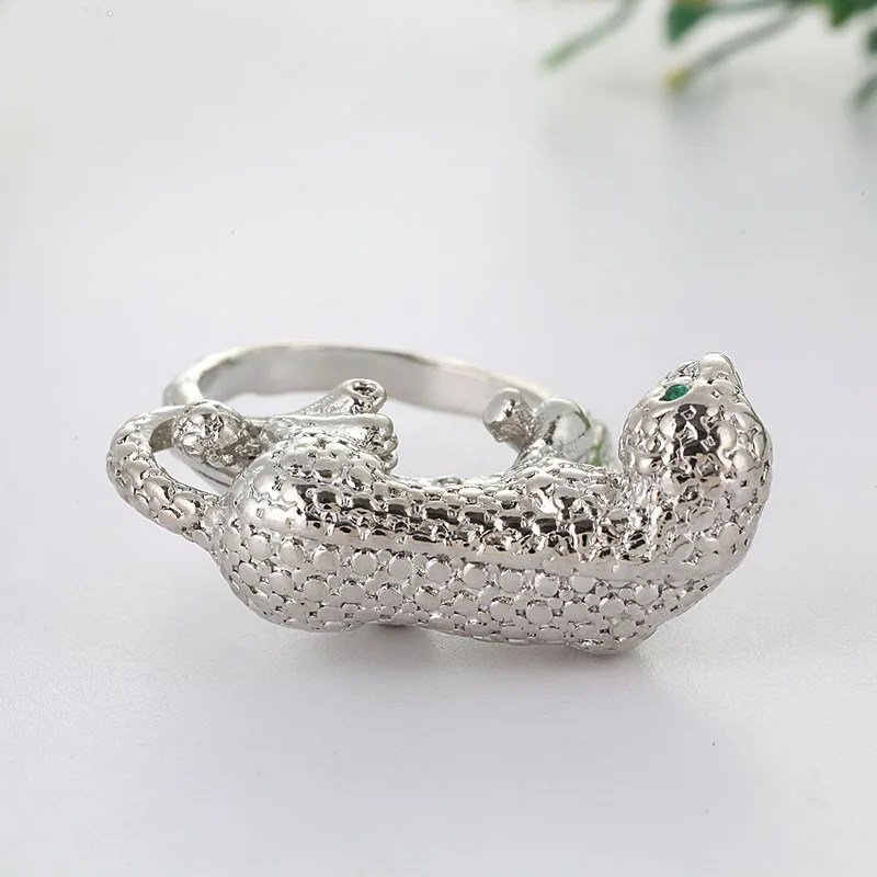 Moda Hombre серебряные кольца для женщин и мужчин большое кольцо Леопард Anello Uomo