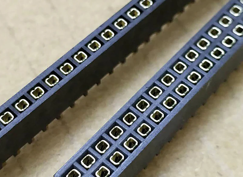 10 шт. 2 54 мм 1X40P 2x40P одиночный двойной прямой ряд 180o пластиковый высота 6 8