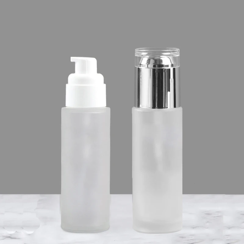 Glass Sub Bottle Portable Soap Dispensers 2pcs Travel Sub-bottle Set Cosmetic Sub Zero Water Bottles Lotion Emulsion Cream