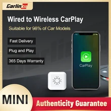 Carlinkit מיני CarPlay אלחוטי Dongle 3.0 USB מתאם לאאודי בנץ פולקסווגן מאזדה וולוו אוטומטי WIfi חיבור מדיה נגן