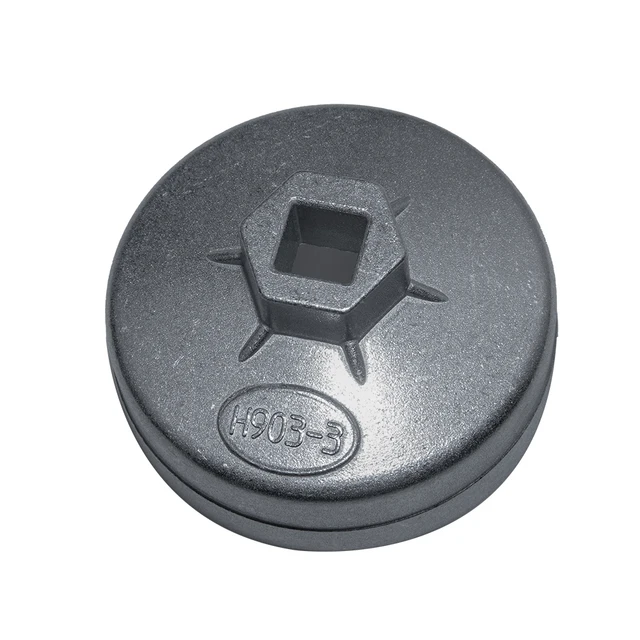 76 12 Chiave Per Filtro Dell'olio In Alluminio Con Tappo, Tappo Filtro Olio, Chiave Filtro Olio, 74 Mm 14 Flauto Strumento Di Rimozione Della Presa Del Filtro Dell'olio In Alluminio Chiave A - Foto 2