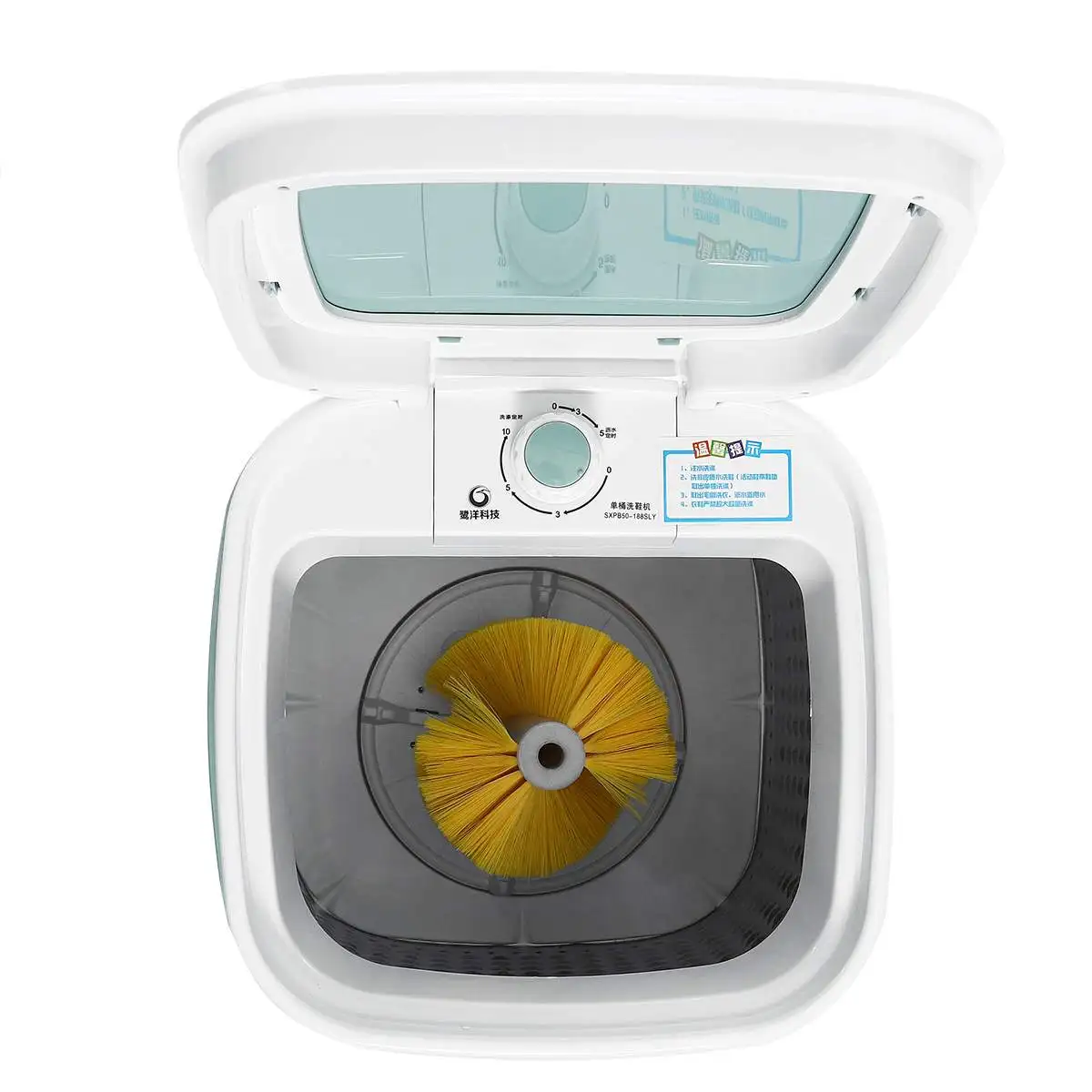  Portable Mini Washing Shoe Semi-automatic Single Barrel Washing Machine Brush Shoes Machine Dorm Ma